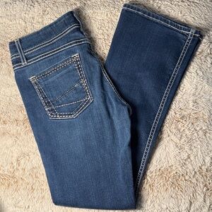 BKE Women's Boot Cut Jeans - Dark Blue